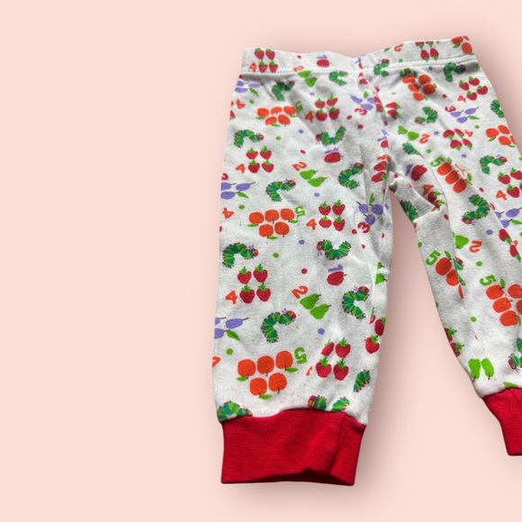 Baby The World Of Eric Carle The Very Hungry Caterpillar Pajama Set 3-6 Months - Picture 2 of 15